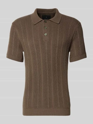 Koszulka polo o kroju slim fit z listwą guzikową Jack & Jones Premium