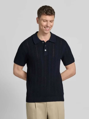 Koszulka polo o kroju slim fit z listwą guzikową Jack & Jones Premium