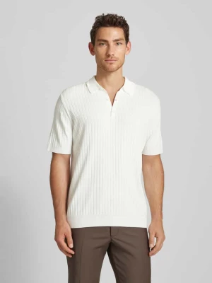 Koszulka polo o kroju slim fit z listwą guzikową model ‘NUPE’ CINQUE