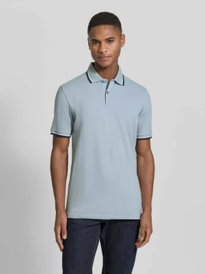 Koszulka polo o kroju slim fit z Mieszanka bawełny ekologicznej Model 'SLIM ATLAS SPORT' Selected Homme