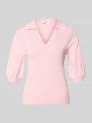 Koszulka polo o kroju slim fit z mieszanka wiskozy model 'Morla' b.Young