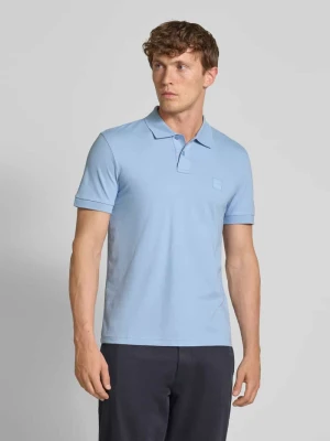 Koszulka polo o kroju slim fit z mieszanki bawełny Boss Orange