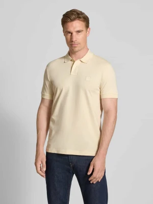 Koszulka polo o kroju slim fit z mieszanki bawełny Boss Orange