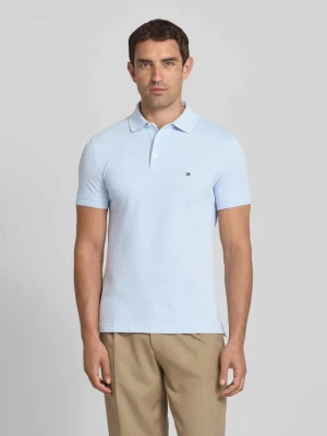 Koszulka polo o kroju slim fit z mieszanki bawełny i elastanu Tommy Hilfiger