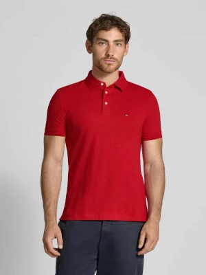 Koszulka polo o kroju slim fit z mieszanki bawełny i elastanu Tommy Hilfiger