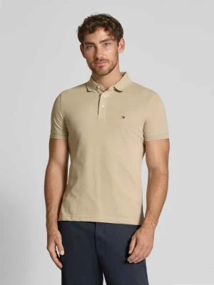 Koszulka polo o kroju slim fit z mieszanki bawełny i elastanu Tommy Hilfiger