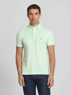 Koszulka polo o kroju slim fit z mieszanki bawełny i elastanu Tommy Hilfiger