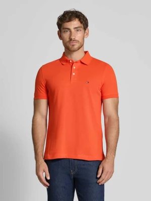 Koszulka polo o kroju slim fit z mieszanki bawełny i elastanu Tommy Hilfiger