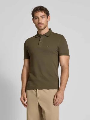 Koszulka polo o kroju slim fit z mieszanki bawełny i elastanu Tommy Hilfiger