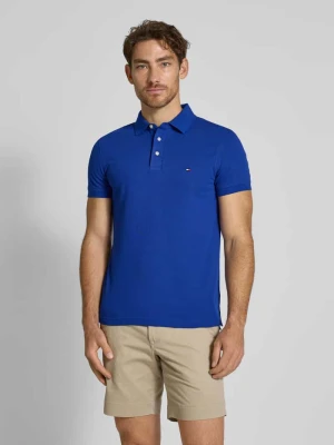 Koszulka polo o kroju slim fit z mieszanki bawełny i elastanu Tommy Hilfiger
