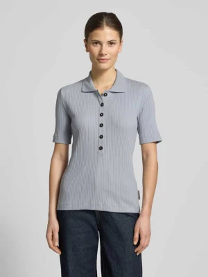 Koszulka polo o kroju slim fit z mieszanki bawełny i modalu Marc O'Polo