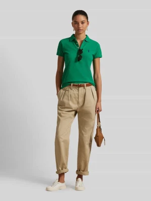 Koszulka polo o kroju slim fit z mieszanki bawełny Polo Ralph Lauren