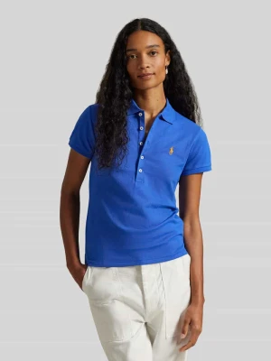 Koszulka polo o kroju slim fit z mieszanki bawełny Polo Ralph Lauren
