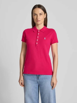 Koszulka polo o kroju slim fit z mieszanki bawełny Polo Ralph Lauren
