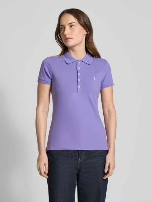 Koszulka polo o kroju slim fit z mieszanki bawełny Polo Ralph Lauren