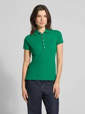 Koszulka polo o kroju slim fit z mieszanki bawełny Polo Ralph Lauren