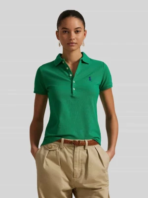 Koszulka polo o kroju slim fit z mieszanki bawełny Polo Ralph Lauren
