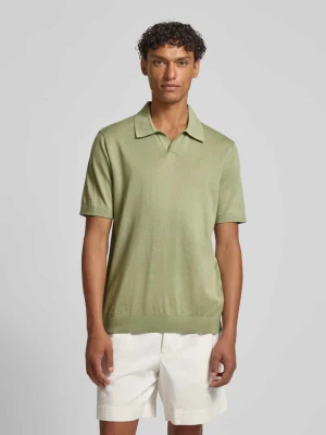 Koszulka polo o kroju slim fit z mieszanki lyocellu i bawełny OLYMP Level Five