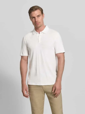 Koszulka polo o kroju slim fit z mieszanki lyocellu i lnu model 'DULINEN' HUGO