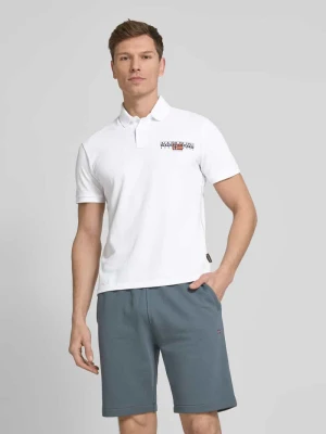 Koszulka polo o kroju slim fit z nadrukiem z logo model ‘AYLMER’ Napapijri