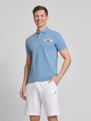 Koszulka polo o kroju slim fit z nadrukiem z logo model ‘AYLMER’ Napapijri