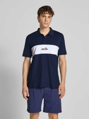 Koszulka polo o kroju slim fit z nadrukiem z logo model ‘MACKENNA’ Ellesse