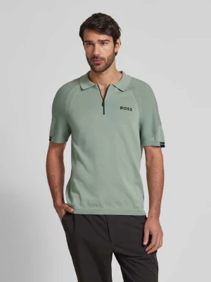 Koszulka polo o kroju slim fit z nadrukiem z logo model ‘Perform-Max’ BOSS Green
