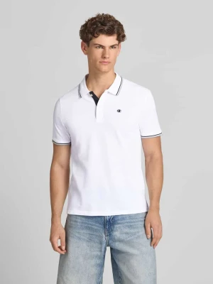 Koszulka polo o kroju slim fit z naszywanym logo Champion