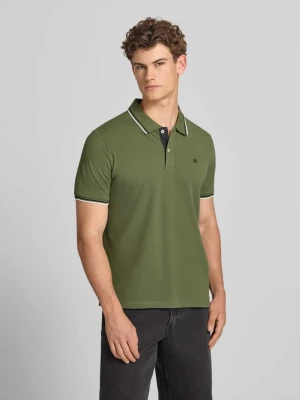 Koszulka polo o kroju slim fit z naszywanym logo Champion