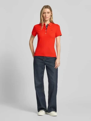 Koszulka polo o kroju slim fit z naszywanym logo Gant