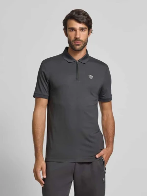 Koszulka polo o kroju slim fit z naszywką z logo EA7 Emporio Armani