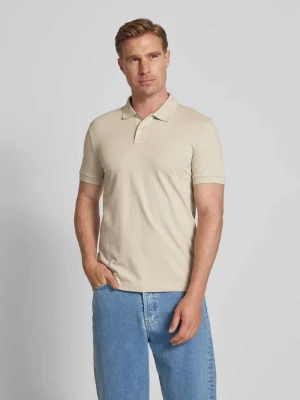 Koszulka polo o kroju slim fit z naszywką z logo model ‘Passenger’ Boss Orange