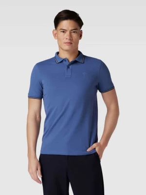 Koszulka polo o kroju slim fit z paskami w kontrastowym kolorze model ‘Pavlos’ JOOP! Collection