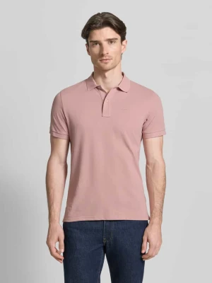 koszulka polo o kroju slim fit z wyhaftowanym logo Geox