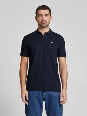 Koszulka polo o kroju slim fit z wyhaftowanym logo Lerros