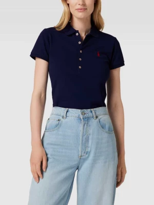 Koszulka polo o kroju slim fit z wyhaftowanym logo model ‘JULIE’ Polo Ralph Lauren