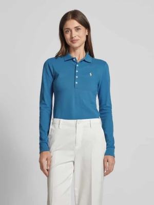 Koszulka polo o kroju slim fit z wyhaftowanym logo model ‘JULIE’ Polo Ralph Lauren