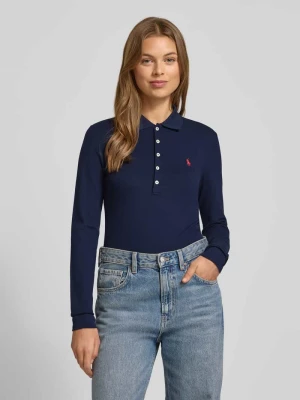 Koszulka polo o kroju slim fit z wyhaftowanym logo model ‘JULIE’ Polo Ralph Lauren