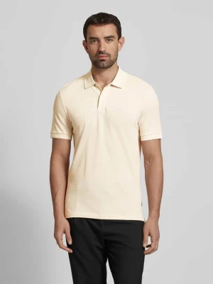 Koszulka polo o kroju slim fit z wyhaftowanym logo model ‘PALLAS’ Boss