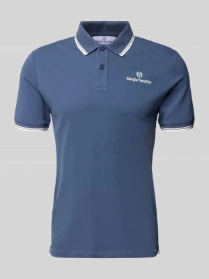 Koszulka polo o kroju slim fit z wyhaftowanym logo model „Reed” Sergio Tacchini