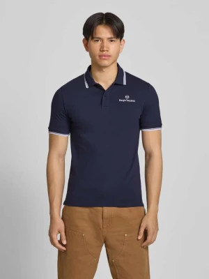 Koszulka polo o kroju slim fit z wyhaftowanym logo model „Reed” Sergio Tacchini