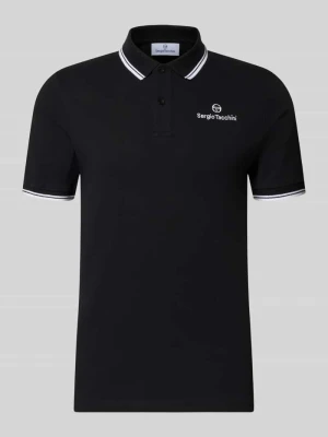 Koszulka polo o kroju slim fit z wyhaftowanym logo model „Reed” Sergio Tacchini