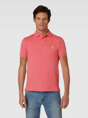 Koszulka polo o kroju slim fit z wyhaftowanym logo Polo Ralph Lauren