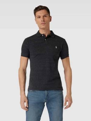 Koszulka polo o kroju slim fit z wyhaftowanym logo Polo Ralph Lauren