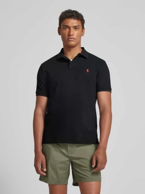 Koszulka polo o kroju slim fit z wyhaftowanym logo Polo Ralph Lauren