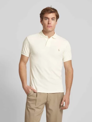 Koszulka polo o kroju slim fit z wyhaftowanym logo Polo Ralph Lauren