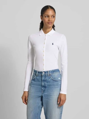 Koszulka polo o kroju slim fit z wyhaftowanym logo Polo Ralph Lauren
