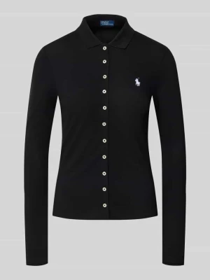 Koszulka polo o kroju slim fit z wyhaftowanym logo Polo Ralph Lauren
