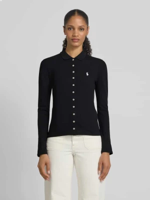 Koszulka polo o kroju slim fit z wyhaftowanym logo Polo Ralph Lauren