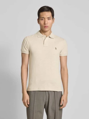 Koszulka polo o kroju slim fit z wyhaftowanym logo Polo Ralph Lauren